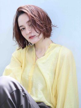 『カット\4400』"小顔"に設計する実力派スタイリストのテクニックをご体感―。【大宮】