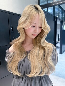 アルバム 渋谷パルコ(ALBUM) ブリーチロングブロンド大人ガーリー_F21374