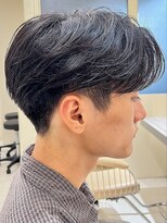 ニコ トウキョウ ヨコハマ(nico) 刈り上げセンターパートテーパーフェードカットニュアンスパーマ