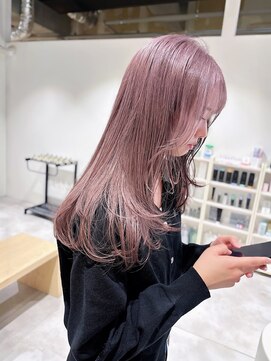 モリオフロムロンドン 大宮店(morio from London) 【坪井】ケアブリーチ ×ラベンダーピンク