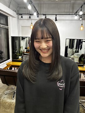 ブラウンズ(BROWNS) オリーブグレージュ&ローレイヤー