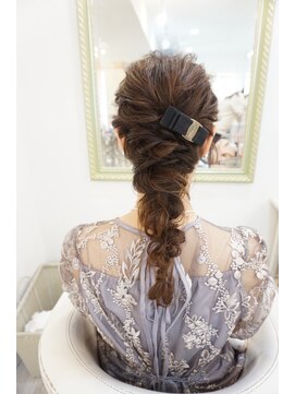 ヘアアンドメイクジップ恵比寿 (Hair&Make ZIP) 編みおろし ヘアセット