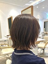 シュヴー 浦安店(CHEVEUX)&nbsp;【浦安】軽い質感のレイヤーボブ×ブラウンカラー/20代