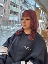 フレア(FLAiR) ブリーチ必須ピンクバイオレットカラーレイヤースタイル/上大岡