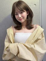 ハーヴィー 大宮店(HARVEY) ミディレイヤー/顔まわりレイヤー/小顔ヘアnanami