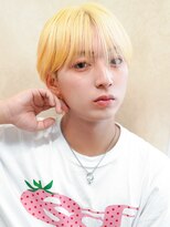 ドーチェ 池田店(DOCHE) メンズカット×ラウンドマッシュ×フェイスレイヤー×ブリーチ