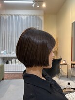 トゥルー(true) 重めのショートボブ可愛いです