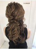 ハーフアップstyle