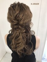 トータルビューティーサロン ディーグレース(TotalBeautySalon D.Grace) ハーフアップstyle