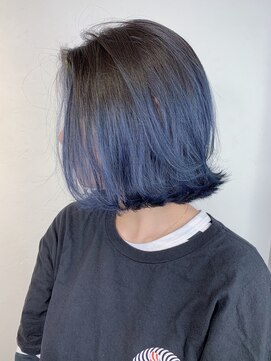 アンダーバーホワイト 天王寺阿倍野店(_WHITE) デニムバレイヤージュグラデーション