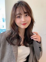 アフロート ディル(AFLOAT D'L)&nbsp;大人かわいい♪小顔カットオリーブカラーセミウェットウェーブ