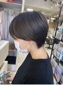 くびれショート　ハンサムショート　骨格矯正カット　YACHI