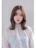 大人可愛い 20代30代40代 韓国ヘア 外ハネミディ 奈良 王寺