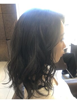 シェル 吉祥寺(shell) 大人可愛い20代30代40代レイヤカットブルーグレージュ