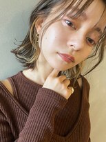 【PARK】くびれボブ× イヤリングカラー