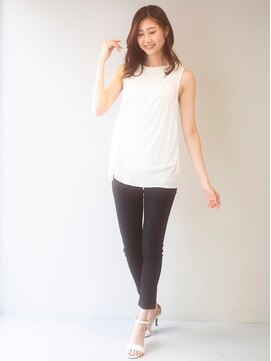 バルベストーキョーサウス(BARBES TOKYO SOUTH) 20代・30代/ミディアムヘア/暗髪/ニュアンスカラー/大人可愛い