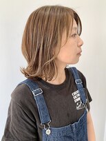 フォーク FOLK&nbsp;【FOLK】透明感ハイライトベージュ☆似合わせ外ハネボブ♪