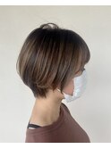 丸みショート
