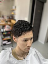 ニーキュウヨン バーバーズストア(294 BARBER's Store) ツーブロック×スパイラルパーマ
