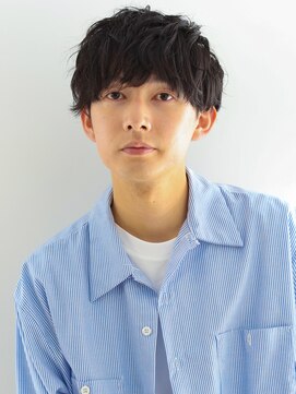 ヘアサロンガリカアオヤマ(hair salon Gallica aoyama) 【Gallica】くせ毛風パーマ×地毛風暗髪カラー/メンズモテ髪