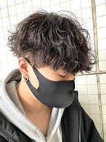 無造作波巻きスパイラルパーマツイストスパイラルパーママッシュ