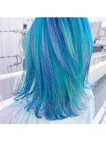 キジ(KIJI) キャンディーブルー×ユニコーンカラー