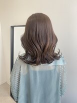 キュエム(Cuem)&nbsp;【Cuem 小原】ミルクティーラテ　くびれヘア　くびれミディ