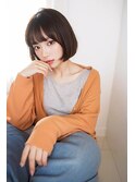 小顔ショートボブ丸みまとまり【横浜】