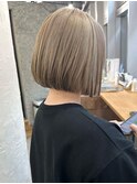 ブリーチオンカラー*ハイトーンボブ
