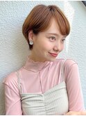 前髪長め大人ひし形ショート20代30代40代表参道