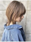 斜め45°がオシャレ☆ネオウルフ　ウルフカット
