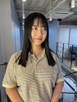 大人ガーリー大人美人透明感髪質改善ニュアンスカラー