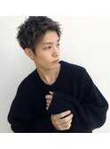 アップバングベリーショート