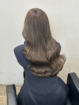 ノー バイ イオエ 西梅田(no. by ioe)&nbsp;ブリーチなしカラー/髪質改善/ミルクティーベージュ/小顔ヘア