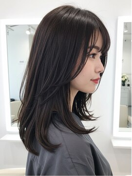 エル 新小岩(elu) 美髪/ワイドバング/レイヤーカット/くすみベージュ/新小岩駅