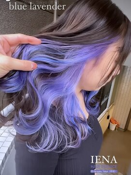 イエナ 渋谷(IENA) デザインカラーケアブリーチダブルカラーパープルラベンダー
