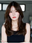 ☆顔周りレイヤーで大人ロング