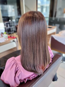 フロア(FLOOR) セピアカラー×ミディアムレイヤー