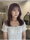 2回のブリーチから作るピンクラベンダー