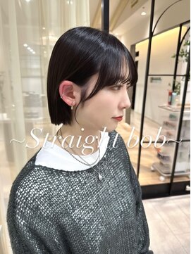 ジ オスカー(THE OSCAR) パツッとしたラインが可愛い【切りっぱなしボブ】