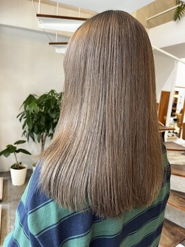 ピークスヘア(peaks hair) ムラ補正 ミルクティー ベージュ ◎Aina