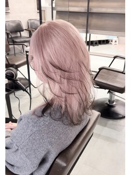 アンドソー 池袋(&so.) ハイトーンカラー/ホワイトブロンド/レイヤーカット/池袋