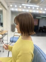 エミン(emyn)&nbsp;ミルクベージュ【大人ボブ】艶髪/髪質改善/縮毛矯正/代々木