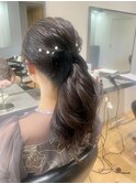 お呼ばれヘアアレンジ