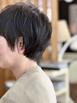 大人マッシュショート/エイジングケア/髪質改善/赤坂/六本松