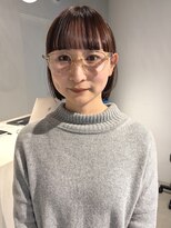 エト 梅田(eto)&nbsp;フルバングのボブヘア