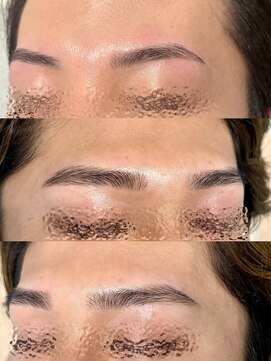 パルファンフォーメン(PARFUM for MEN ikb.east) 眉毛メニュービフォーアフター