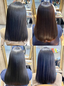 フローライト 廿日市(Fluorite)の写真/【"まっすぐ"のその先へ】髪質改善ストレート★圧倒的な艶&柔らかさに感動◎NEO METEOでクセ毛人生が変わる