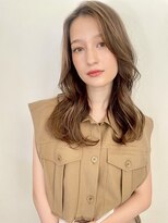 ファナ(fha-na)&nbsp;☆シースルーバング　大人気のくびれヘア ミディアムレイヤー☆