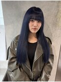 【立川cres小山美樹子】ネイビーブルーブラック